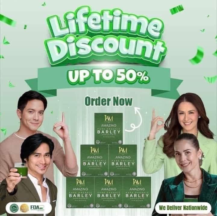 User kit 6 boxes barley powder (Comes with online account with 50% Lifetime Discount)